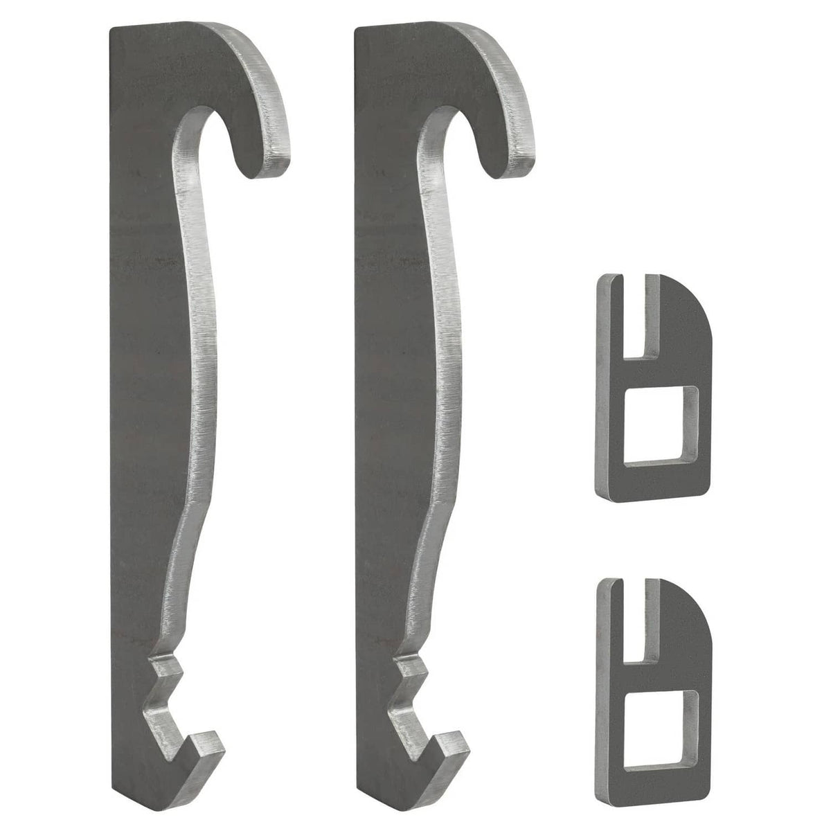 Solidspare 2pcs Steel Quick Attach Bracket 1-1/2" For Cat Fusion Coupler Loader mounts