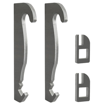 Solidspare 2pcs Steel Quick Attach Bracket 1-1/2" For Cat Fusion Coupler Loader mounts