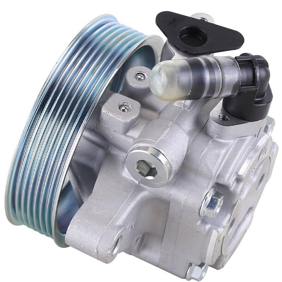 Solidspare New Power Steering Pump 21-5456 w/ Pulley for 2006-2011 Honda Civic 1.8L L4 USA