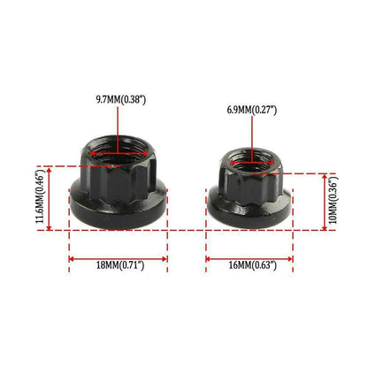 Solidspare Head Studs Bolts Kit Black For 2004-2020 Chevy GM 4.8L 5.3L 5.7L 6.0L 6.2L 7.0L