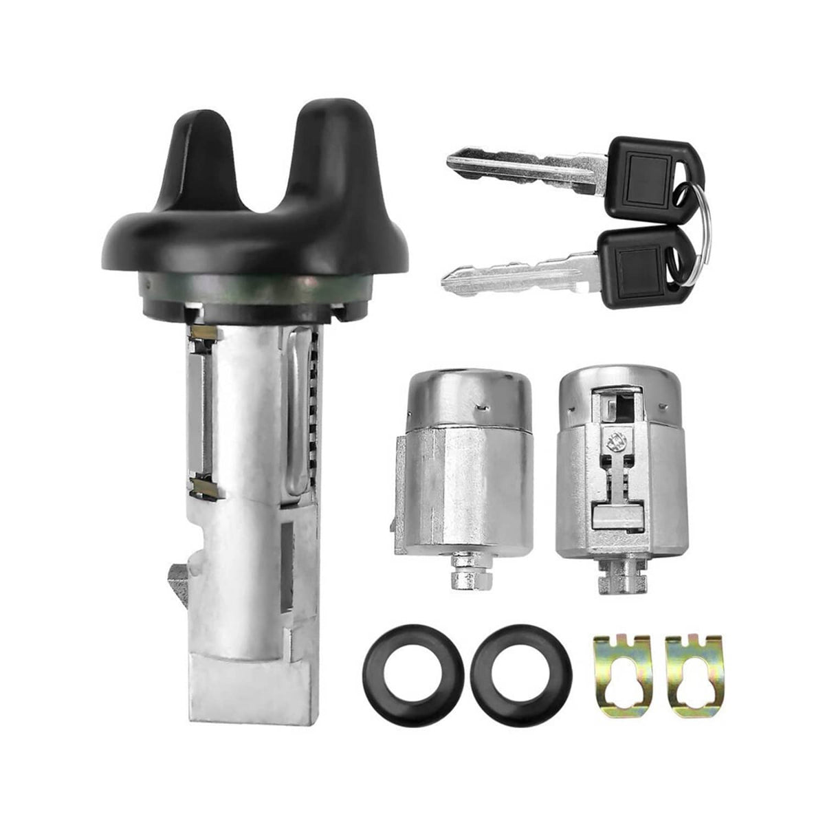 Solidspare Ignition Switch & Door Lock Cylinders with Keys for Chevy GMC C/K Suburban