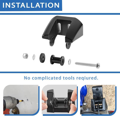 Solid Spare K00-00118-01 Transducer Bracket Transom Mount Kit for Garmin 010-10272-00 & More