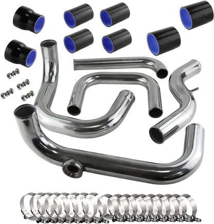 Solidspare Blue Intercooler Pipe Tube Kit for Honda Civic 1992-2000 Acura Integra 1994-2001