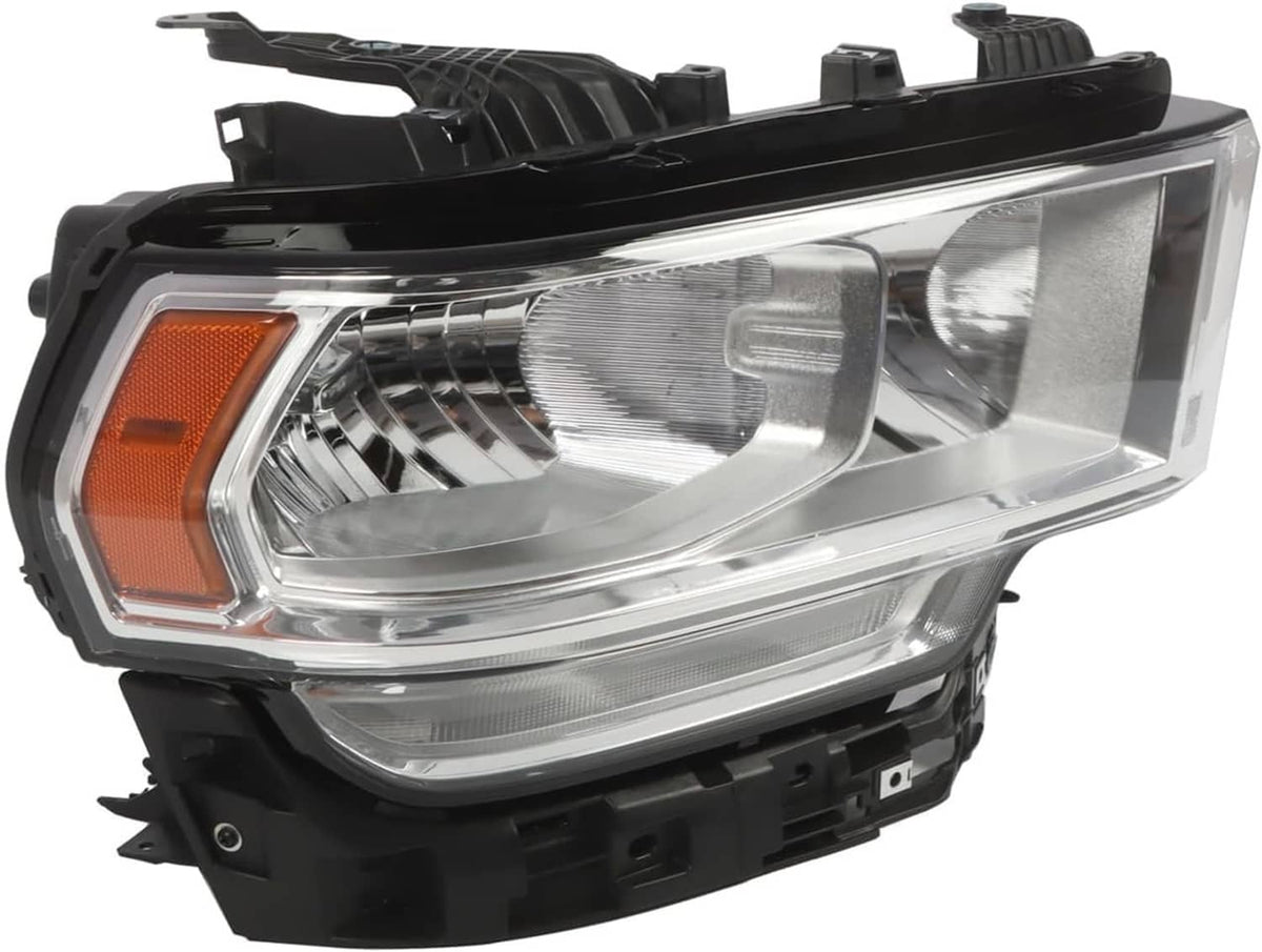 Solidspare For 2019-2024 Ram 2500 3500 Halogen Chrome Headlight Assy Right Passenger Side