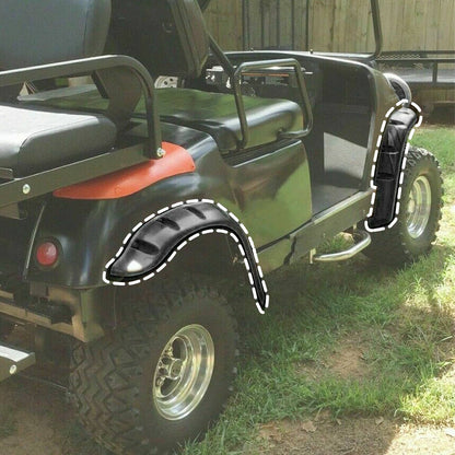 Solidspare For Yamaha G14 G16 G19 G20 G22 Golf Cart Front Rear Fender Flares W/ Hardware