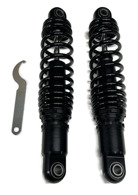 (2) Black 13" Rear Suspension Shocks for 2016-2020 Harley Ultra Limited Low