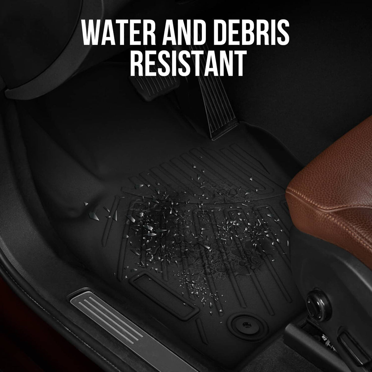 Solidspare 5Pcs Floor Mats & Cargo Liner Fit For Mazda CX90 & CX-90 PHEV 7 Passenger 24-25