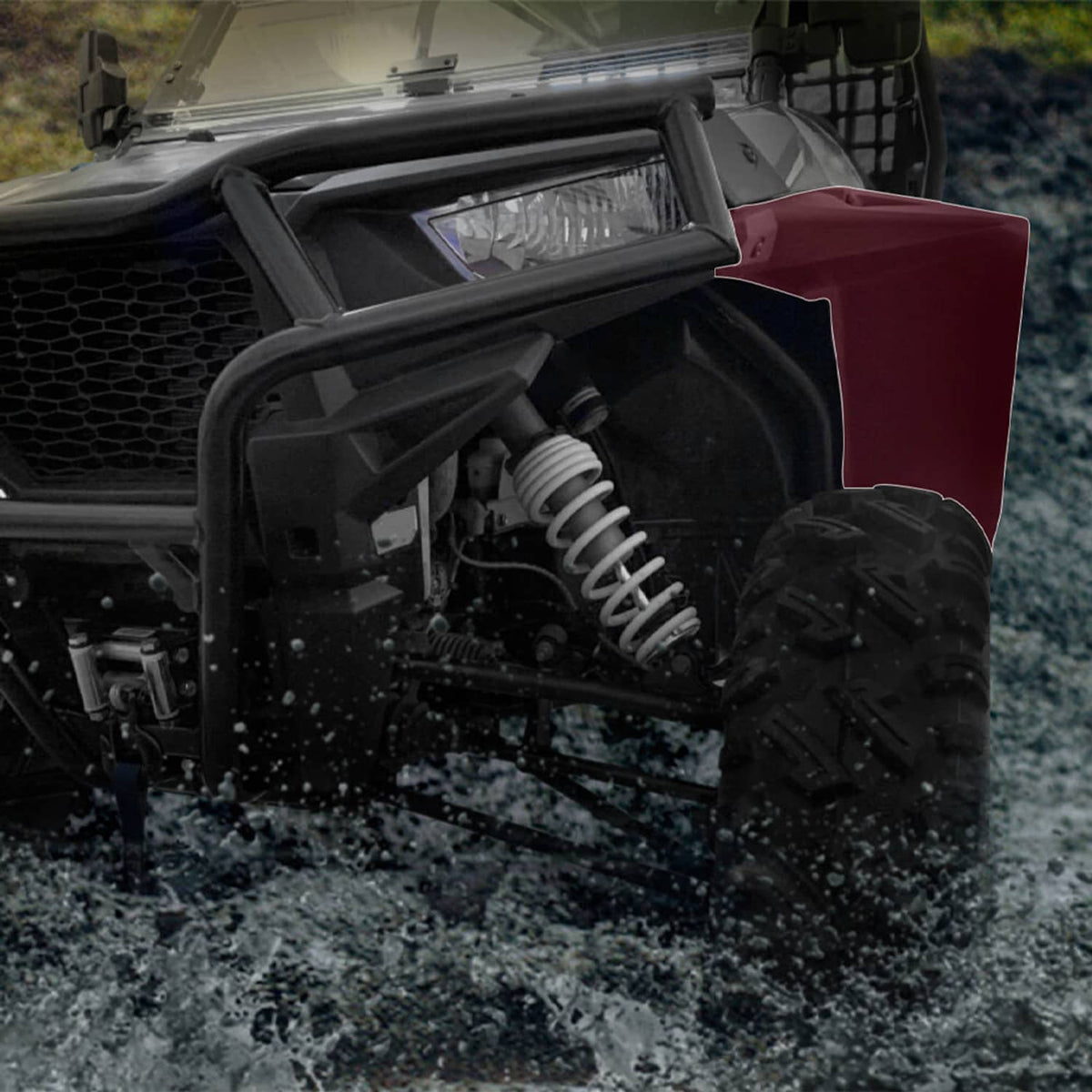 Solidspare UTV 8.5" Front Left Right Fender Flares For Polaris RZR XP 1000/ 4 1000 2014-23