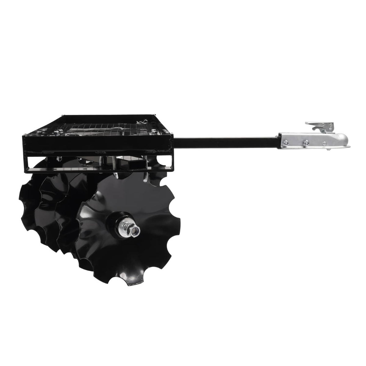 Solidspare Tow-Behind Notched Disc Harrow 4FT For ATV UTV Trailer Tilling W/ A 2" Towball