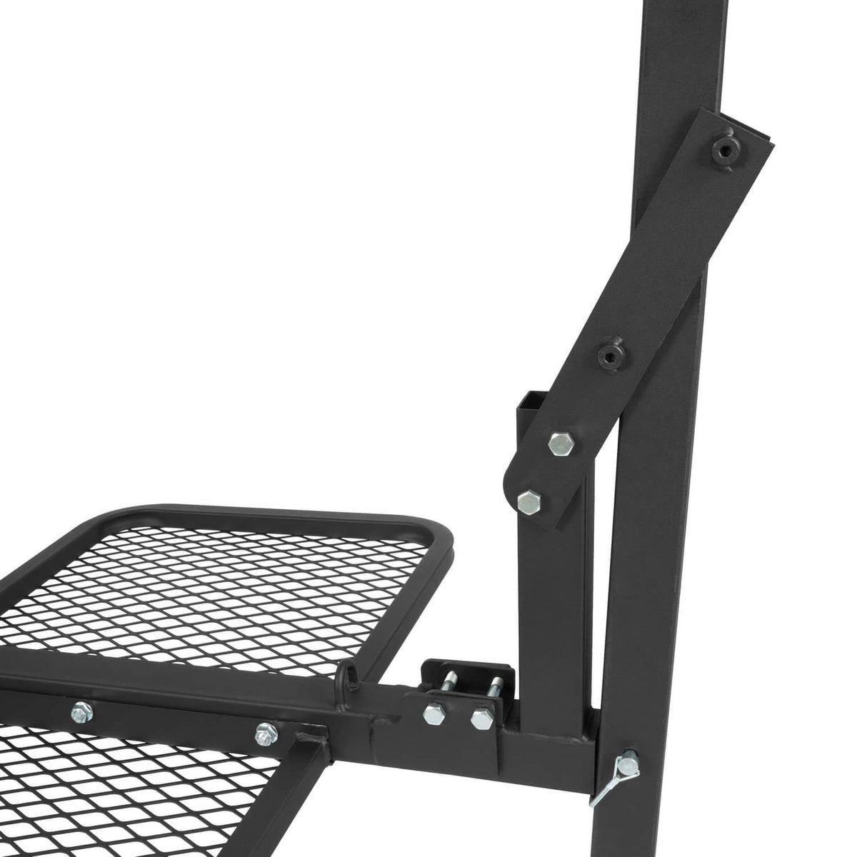Solid Spare 400lbs 360° Swivel Hitch Mount Deer Hanger Game Hoist w/ Lifting System Platform