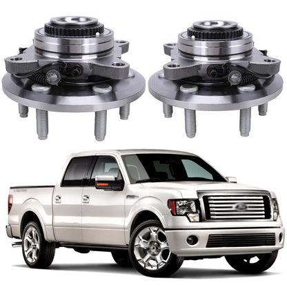 Solidspare 515142 Front Wheel Bearing Hubs 4WD For 2011-14 Ford F-150 Expedition Navigator