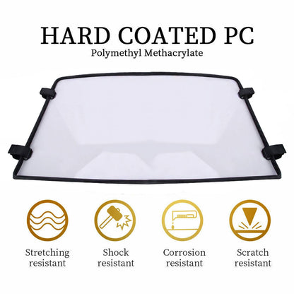 Solidspare Polycarbonate Full Windshield For Polaris Ranger XP 570 2015-16 XP 900 2013-19