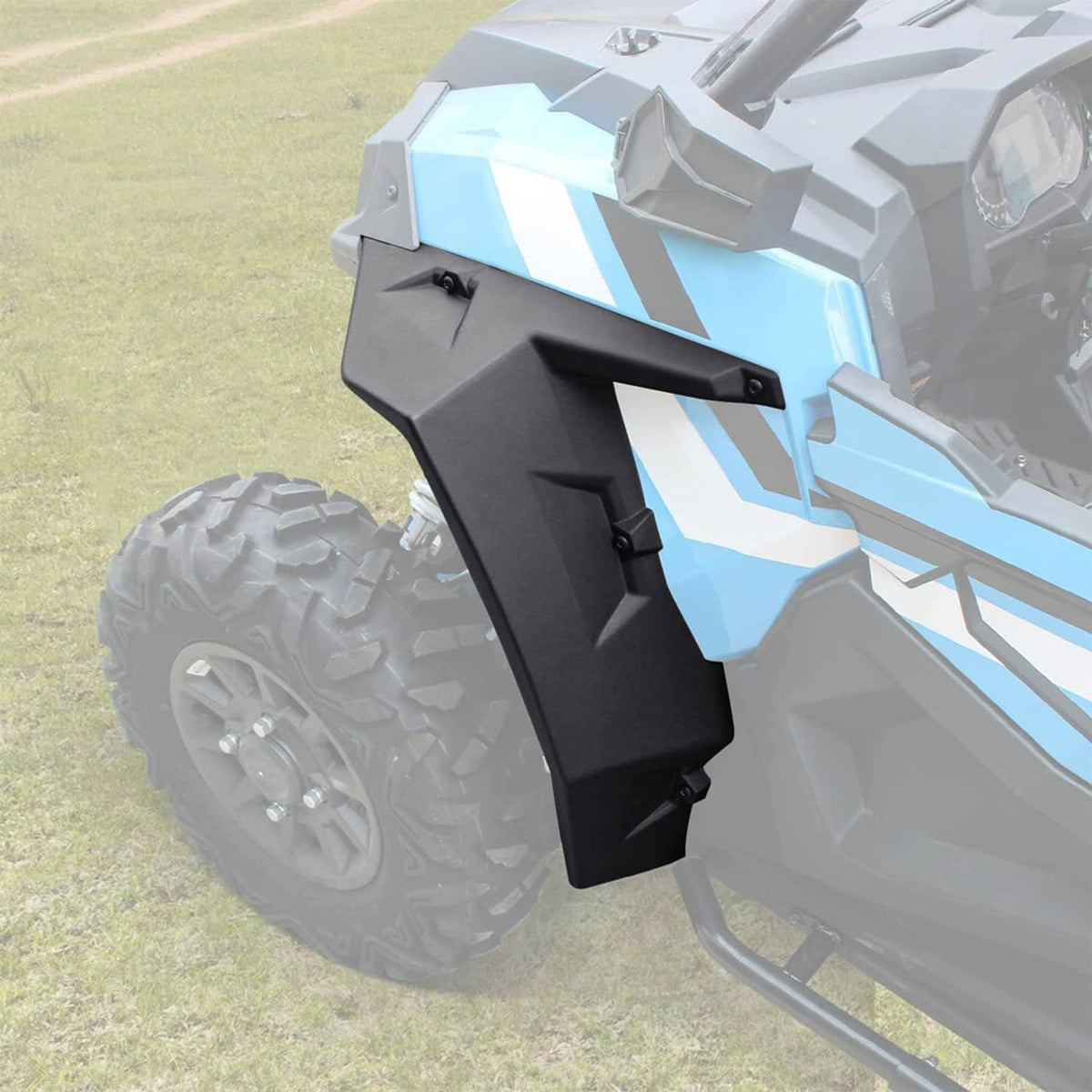 Solidspare XXL Front Extended Fender Flares For 2014-23 Polaris RZR XP 4 1000 TURBO S 900