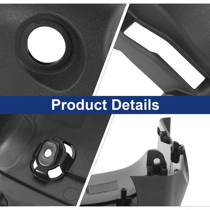 Solidspare Lower Steering Column Cover Black For 2016-2020 Kia Optima with Key Start