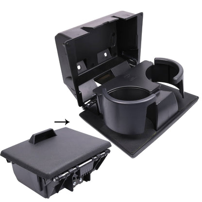 Solidspare BLACK Front Dual Cup Holder For 2008-2016 Ford F250 F350 F450 F550 8C3Z2513562AF