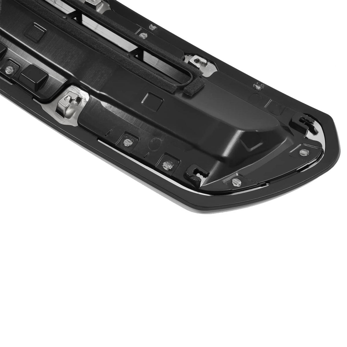 Solid Spare Hood Air Vent Scoop For 2017-19 Chevy Silverado GMC Sierra 2500HD 3500HD Chrome