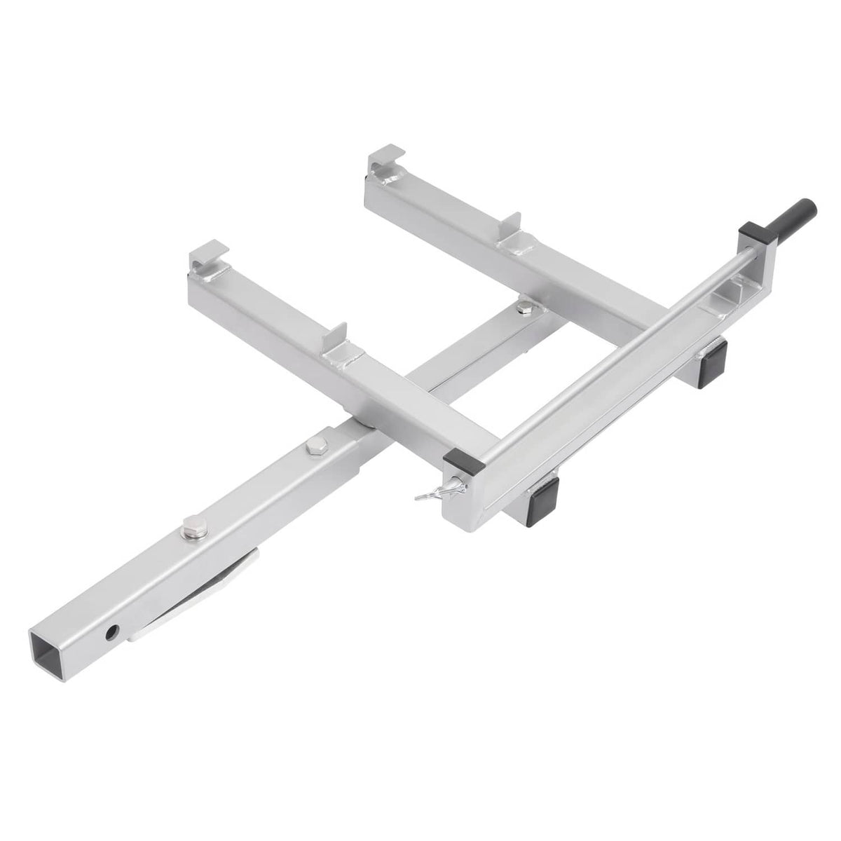 Solid Spare 2" Receiver Aluminum Fishing Cart Caddy Hitch Mount Bracket For Outdoor Hauling