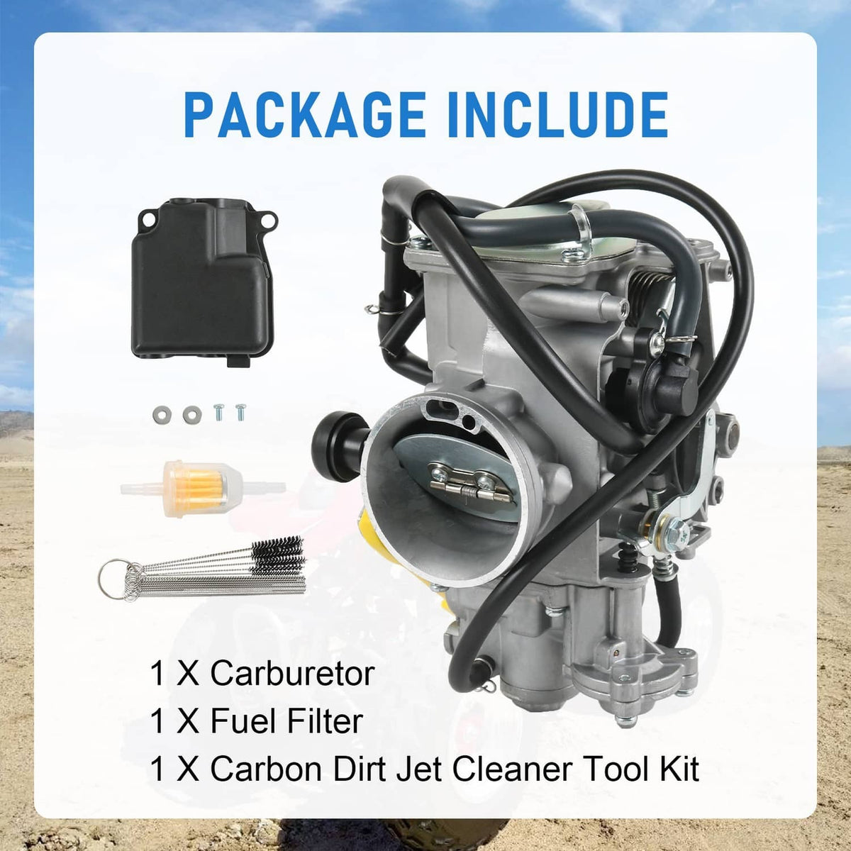 Solidspare Carburetor for Honda TRX 400 TRX400EX Sportrax FourTrax TRX400 ATV 16100-HN1-A43