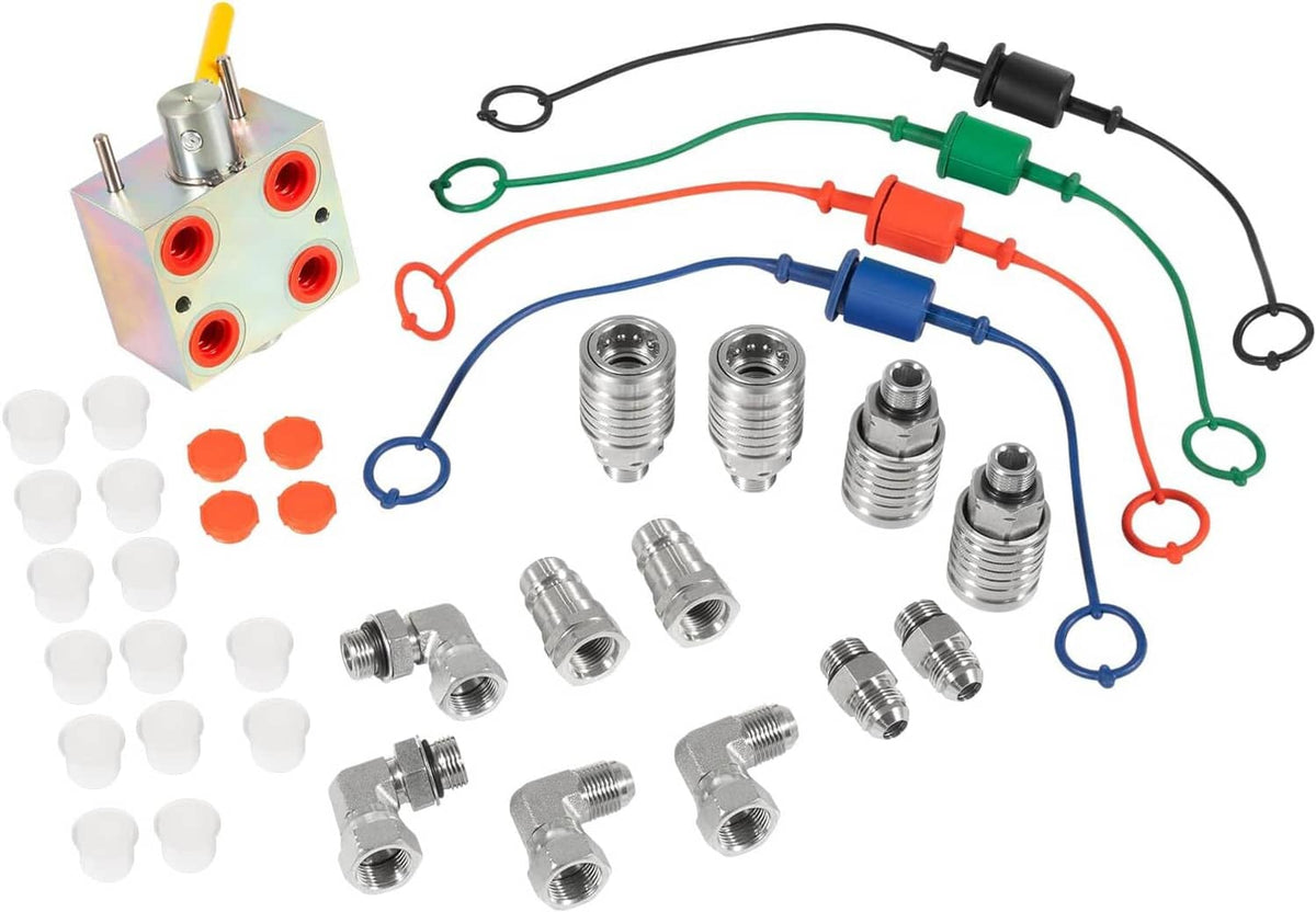 Solid Spare Manual Hydraulic Multiplier, SCV Splitter/Diverter Valver/ Couplers & Ag Fitting