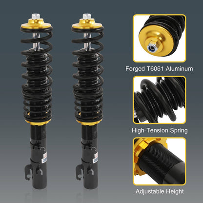 Solidspare COILOVER Suspension KIT Set FOR VW GOLF/ GTI/ JETTA MK4 1999-2005 Shock Struts