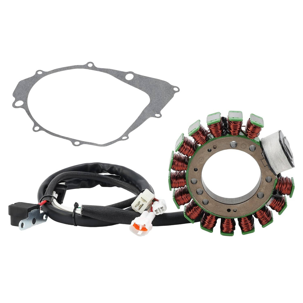 Solidspare Stator + Gasket Fit For Yamaha Kodiak YFM400FW 1993-98 Big Bear YFM350F 1995-97