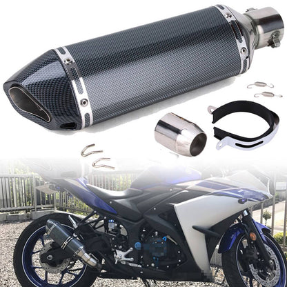 Solidspare Universal Dirt Bike Motorcycle Exhaust Muffler Tail Pipe Slip-On with DB Killer