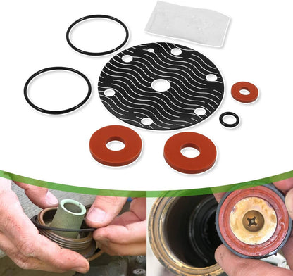 Solidspare 3/4"-1" Rubber Repair Kit Fits for Wilkins Model 975XL 975XL2 (8Pcs) RK34-975XLR