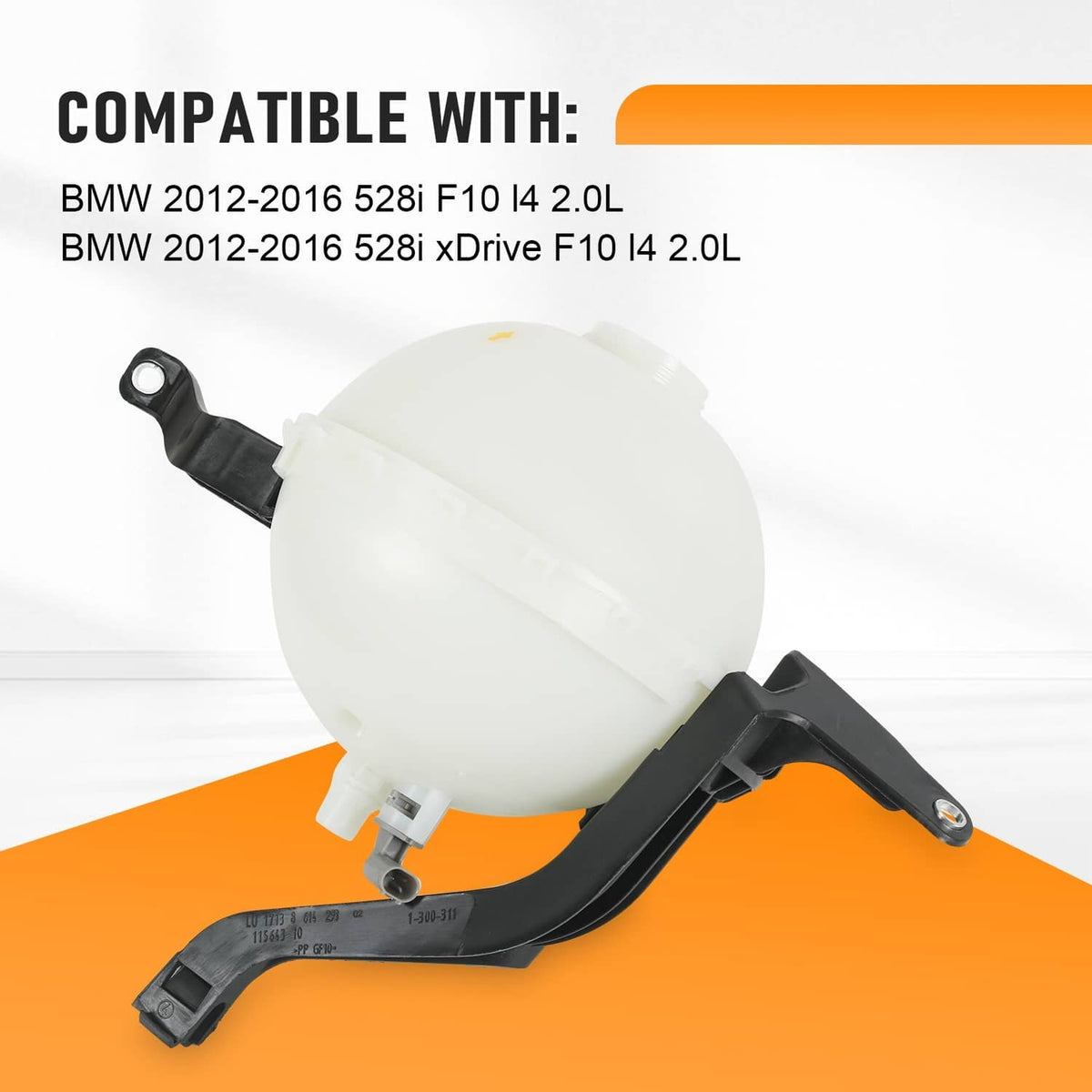 Solidspare Coolant Reservoir Expansion Tank with Sensor For BMW 528i F10 xDrive 2012-2016