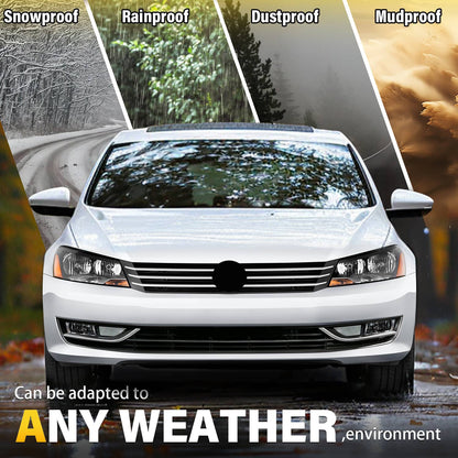 Solid Spare For VW Passat 2012-2015 Front Bumper Fog Lights Corner Lamp & Lower Grille 7PC