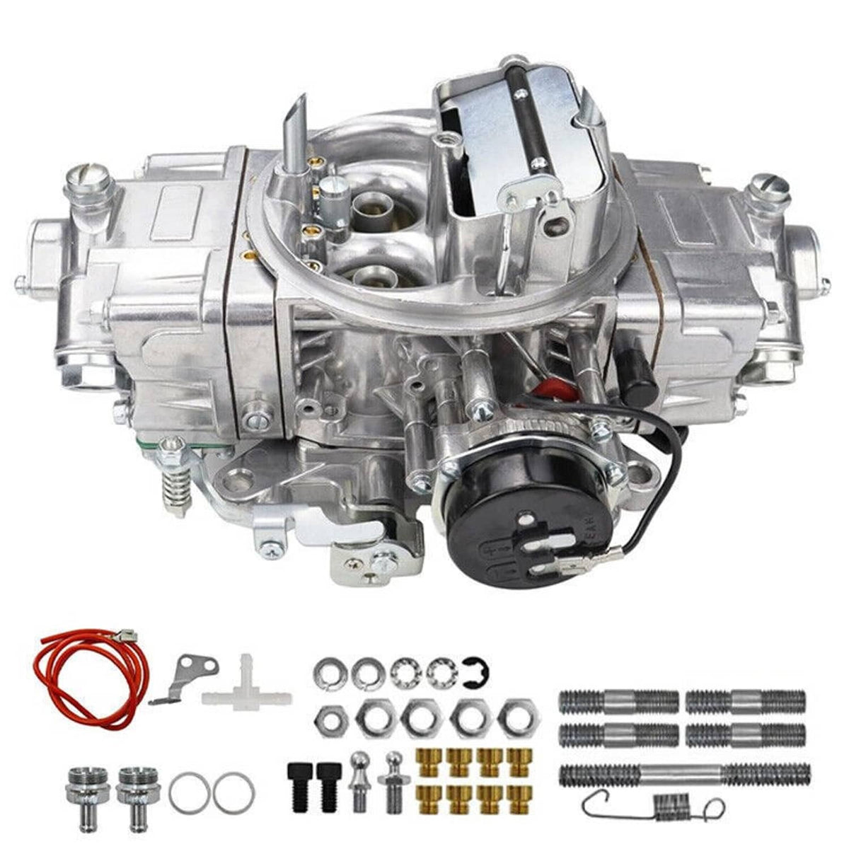 Solidspare New 4 Barrel For 650 CFM Holley Brawler Double-Pumper Carburetor Electric Choke