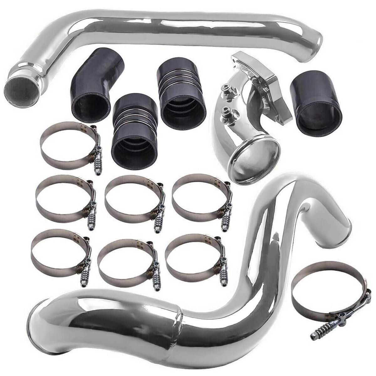 Solidspare Turbo Intercooler Pipe Kit & Intake Elbow For 2003-07 Ford F250 6.0L Powerstroke