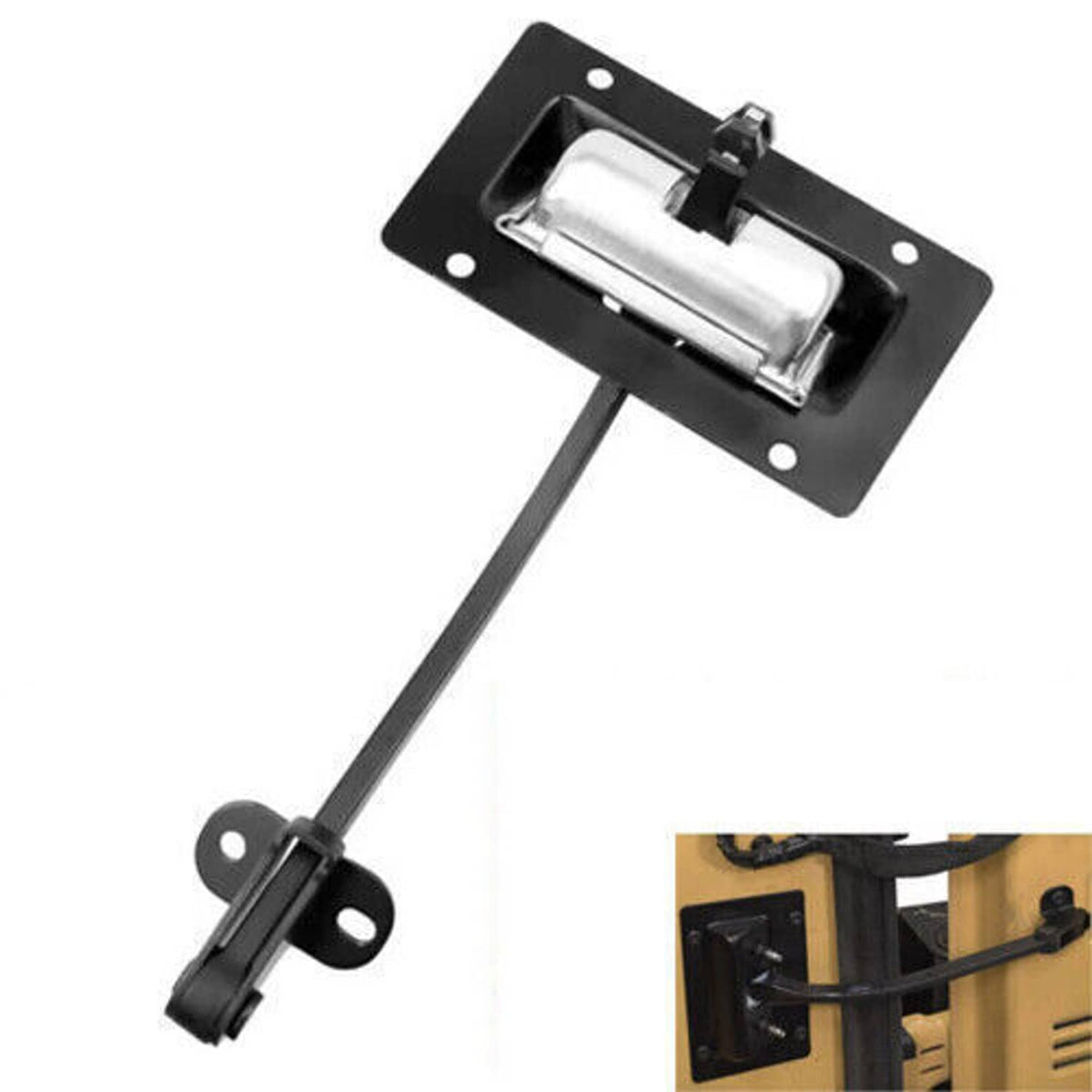 Solidspare Rear Door Gate/Tailgate Check Strap Retaining Arm For Jeep Wrangler JK 2011-2019