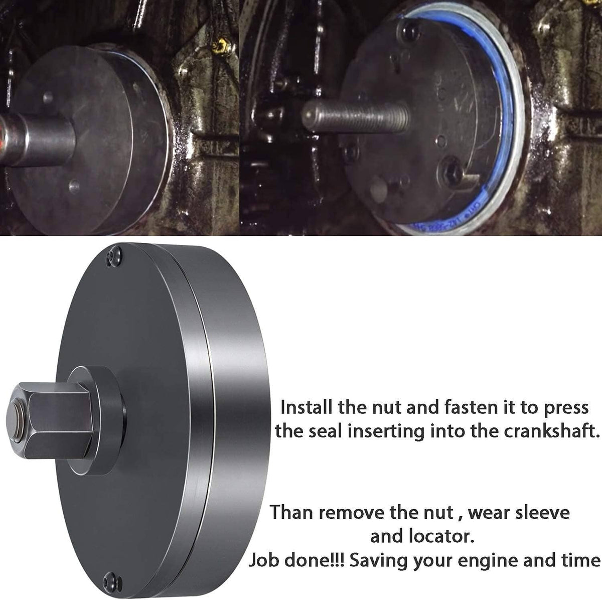 Solid Spare For CAT 3406 3408 C-15 Diesel Front & Rear Crankshaft Seal/Wear Sleeve Installer