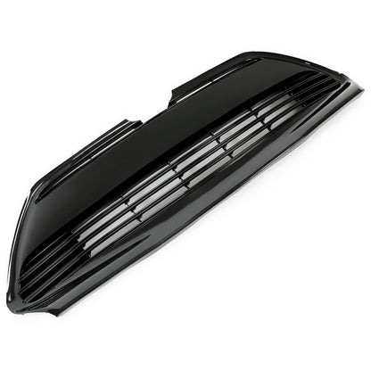 Solid Spare For 2017 2018 2019 Toyota Corolla L LE XLE Front Bumper Lower Grille Black Grill