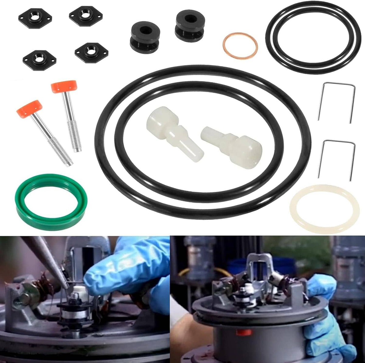 Solid Spare Repair Kit 238286 for Graco Fire-Ball 300 5:1 Oil Grease Pumps Fluid Air Repair