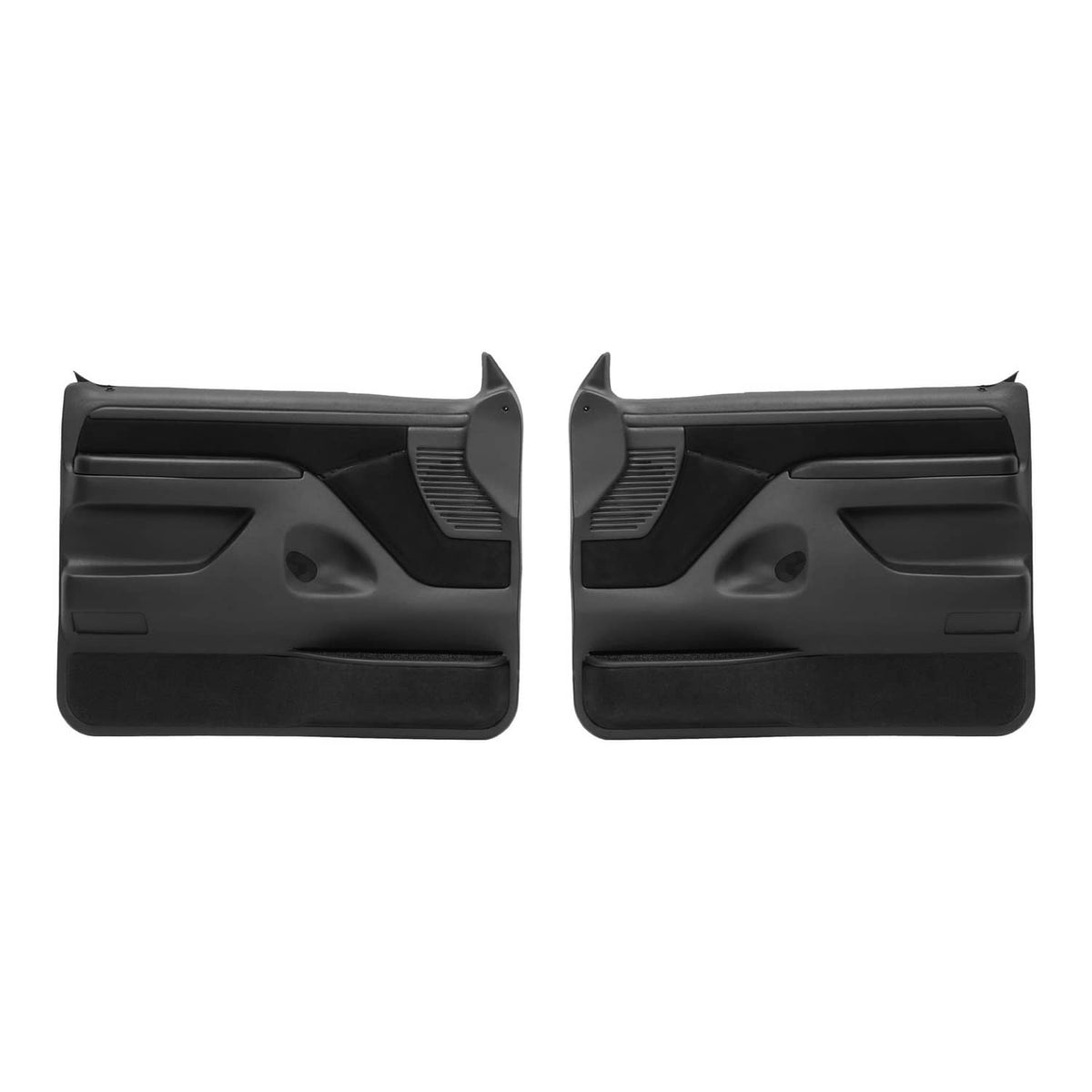 Solid Spare Inner Door Panels For Ford F150 F250 F350 92-97 /Bronco 92-96 Pair Black