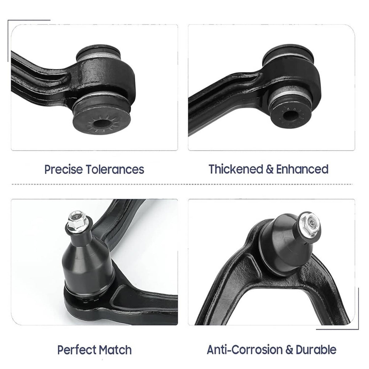 Solidspare Upper Front Control Arm Ball Joints Tie Rods For Chevy Tahoe GMC Yukon Escalade