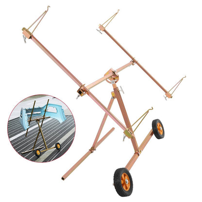 Solid Spare 45" Adjustable Paint Stand Rotating Panel Repair Tool For Auto Parts Hood Door