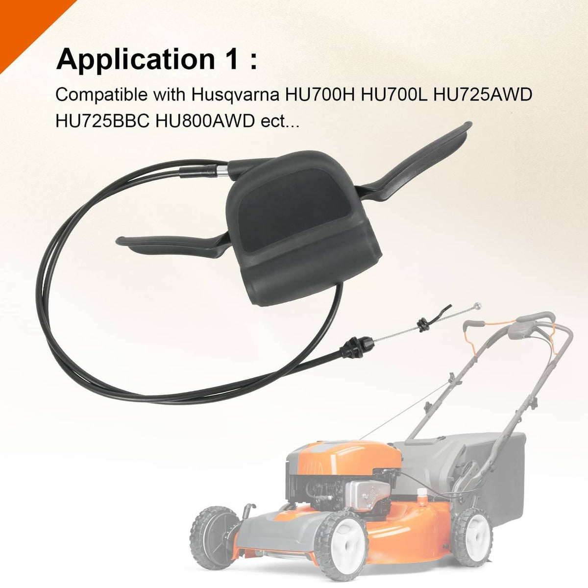 Solidspare Self-Propelled Mower Control Handle For Craftsman Husqvarna HU775H HU700 HU800