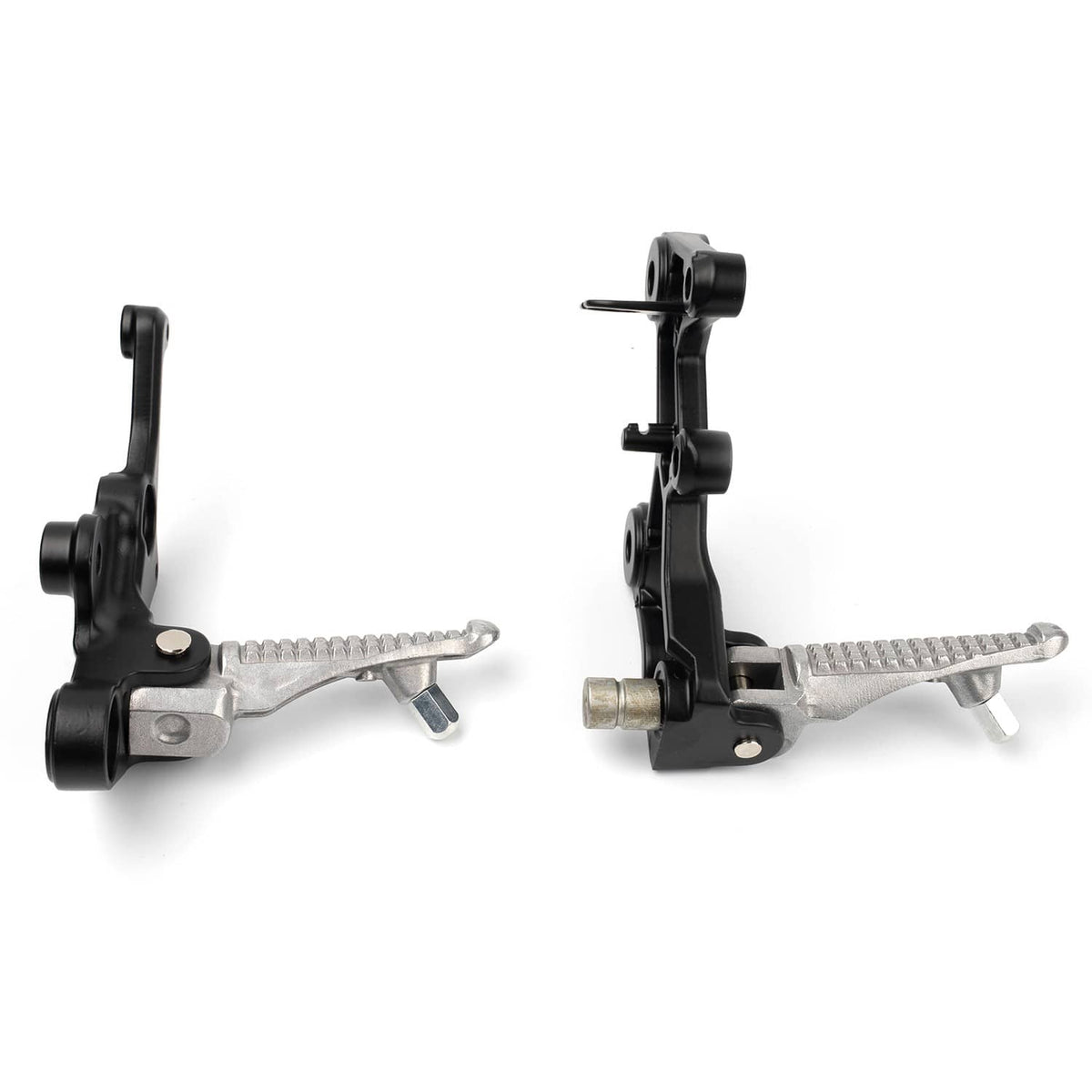 Solidspare Rider Footpeg Driver Footrest w/ Mount Bracket Kit for Kawasaki Ninja 400 18-24