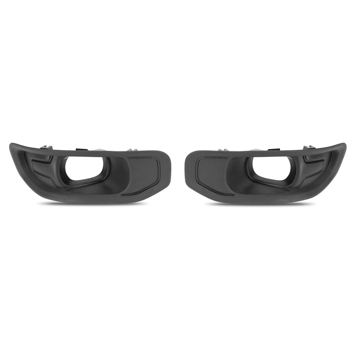 Solid Spare For Ram 1500 2019-2024 Front Driver & Passenger Side Fog Light Lamp Bezel Kit