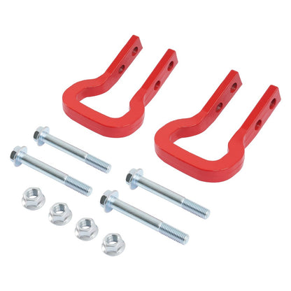 Solid Spare Pair Red Tow Hook Kit 85137122 For Chevrolet Colorado 23-24 26 GMC Canyon 23-26