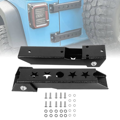 Solidspare For 1997-2006 Jeep Wrangler TJ Rear Tailgate Door Hinge Mounting Set 2Pcs