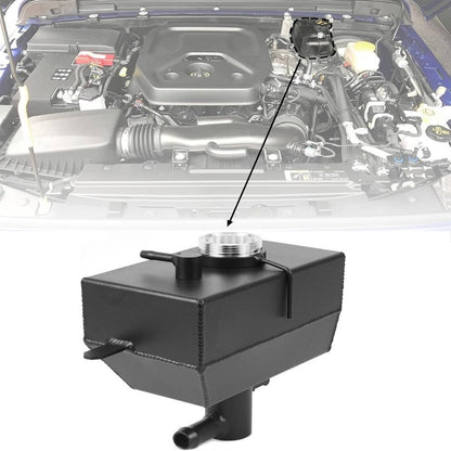 Solidspare New Aluminum Engine Coolant Reservoir 68364312AC For 18-24 Jeep Wrangler JL 2.0L