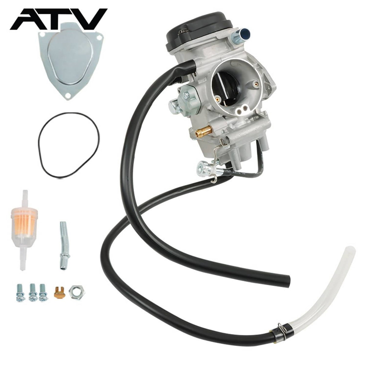 Solidspare Carburetor For Yamaha Big Bear Wolverine Kodiak Grizzly YFM350 YFM400 YFM450 ATV