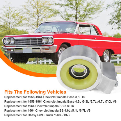 Solidspare Heavy Duty Aluminum Poly Driveshaft Carrier Bearing For 58-1964 Chevy Impala