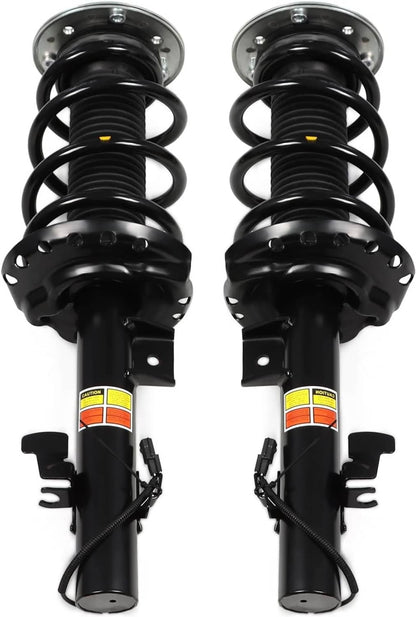 Solidspare Front Shock Absorber Struts w/ Electric LR024437 For 2012-19 Range Rover Evoque