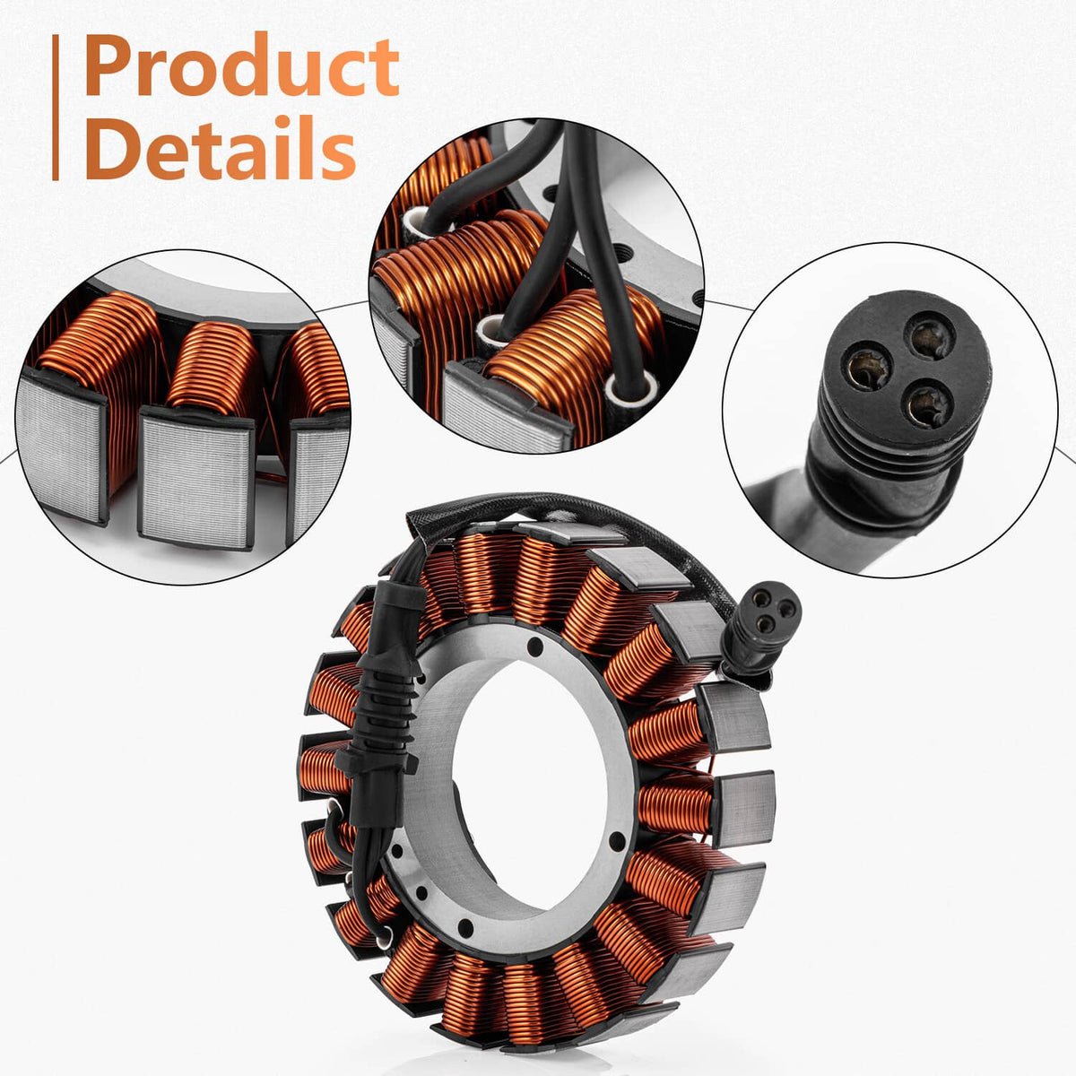 Solidspare Stator For Harley Street Glide Electra Glide 2006 2007 2008 2009 2010 2011 2012