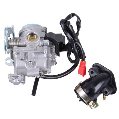 Solidspare Performance GY6 18MM Carburetor for 80 49cc 50cc 4 Stroke Scooter Taotao 139QMB