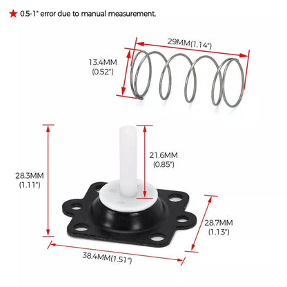 Solid Spare 1395-811287 811287 Fuel Pump Repair Kit For Mercury Marine Quicksilver 1988-2004